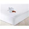 MIA we dress your home Coprimaterasso matrimoniale 100% impermeabile, in morbida spugna di cotone da 30 cm, con angoli elasticizzati, anallergico, non rumoroso, traspirante (bianco, matrimoniale)