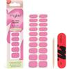 Mylee Gel Nail Wraps Stickers [Peony] - Unghie Gel Adesive Pre-Polimerizzate per Manicure Istantanea, Lampada Non Necessaria, Ultra Resistenti, Lunga Durata, Facili da Applicare