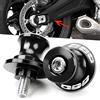 CCYYMOWOK 2 pezzi M8 Nottolini Cavalletto Alzamoto Supporti per Forcellone Posteriore per Moto Accessori per Trident660 Trident 660 2021 2022 2023 2024 per Tiger 660 Sport (Nero)