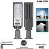 RobertAgor Driwei LAMPIONE STRADALE FARO A LED 6500K LUCE FREDDA ESTERNO REGOLABILE 90° LD-FX 50W