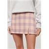Superdry per donna. [W7210321A] Minigonna scozzese rosa, Casual, Poliestere