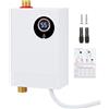 Jellybibo Scaldabagno elettrico Itat da cucina 220V 3800W Mii Takle Scaldabagno con indicatore di temperatura a LED Scaldabagno elettrico Itat piccolo per cucina e bagno