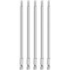 QUARKZMAN 5pz Punte per Cacciavite Chiave Esagonale 4mm (H4) Metrico 1/4 Attacco Esagonali 150mm (6) Punta Magnetica Lunghe Acciaio S2 Punta per Trapano Piatta Grado Industriale per Viti