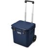YETI Roadie 48 Wheeled Cool Box, Insulated Hard Cooler, Navy
