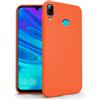 N NEWTOP Cover Compatibile per Huawei P Smart Plus, Custodia TPU SOFT Gel Silicone Ultra Slim Sottile Flessibile Case Posteriore Protettiva (Arancione)