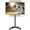 XINLEI Supporto TV Mobile su Ruote 13-50 Pollici, Altezza Regolabile, Inclinazione 30°, VESA Max 200x200 mm, ML1350