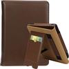 ZhaoCo Custodia per 6'' Kobo Clara BW/Clara Colour/Clara 2E, Tolino Shine Color/Shine 5/Shine 4, Protettiva Folio Cover con Standby/Risveglio - Marrone