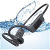 ANINUALE Cuffie Conduzione Ossea Cuffie da Nuoto IP68 Cuffie Auricolari Aperte Impermeabili, Cuffie Sportive Bluetooth Wireless, Memoria 32G Lettore MP3 Per Nuoto, Corsa, Ciclismo, Subacquee