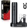 AIKARO - Cavatappi Elettrico Apribottiglie Elettronica Automatico per Vino, Ricaricabile (Set B)