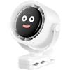 Santiway Ventilatore Portatile USB con Clip - 5 Velocità Ventilatore Tavolo Silenzioso Con Schermo LED Batteria Ricaricabile Rotazione a 360° Tavolo Fans per letto Ventola Potente per Camera Ufficio Campeggio