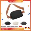 Kono Fashion marsupio borsa a tracolla borsa a tracolla borsa da viaggio leggera idrorepellente con tracolla regolabile - Beige