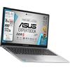 ASUS Expertbook, PC Portatile, cpu Intel Core i5 13420H 13Th 8Core, Ram DDR5 16Gb, SSD pci Nvme 512Gb, Display 15,6 FHD, Wi-Fi 6, 4 USB, BT, lan, CyberSaver, Win11, fingerprint, pronto all'uso