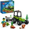 LEGO City Park Traktor 60390 - Giocattolo con rimorchio per bambini dai 5 anni in su, set da costruzione con figure di animali e minifigure da giardiniere, idea regalo