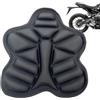 Wscwl Cuscino Sella Moto, Cuscino Gel Moto, Schiuma Per Sedile Per Moto, Comodo Cuscino Per Passeggero Coprisedile Per Moto Traspirante Con Cuscino D'aria, Per Lunghi Periodi Di Guida