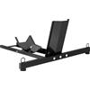 HOMCOM Cavalletto Bloccaruote per Moto, Staffa Regolabile su 14 Livelli per Ruote Ø34-84 cm, Nero | Aosom Italy