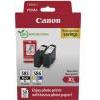 CANON ORIGINALE Canon Value Pack nero / ciano / magenta / giallo PG-585XL+CL-586XL + 10x15 cm Fotopapier 50 Blatt ~600 Pagine mod. PG-585XL+CL-586XL + 10x15 cm Fotopapier 50 Blatt EAN 8714574683072