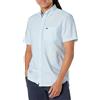 Lacoste Camicia A Maniche Corte Oxford Taglio Classico Elegante, Bianco/Panorama, L Uomo