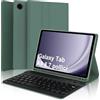 WINCHKING Tastiera per Samsung Galaxy Tab A9 8.7, Cover Galaxy Tab A9 con Tastiera, Italiano Bluetooth Rimovibile Keyboard per Samsung Tablet a9 2023 8.7 Pollici, Verde scuro
