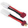 KIMISS Deans To Adattatore Silicone 2Pcs Set T Plug Femmina Maschio A Maschio Femmina Cavo Adattatore 14 Awg Filo Rc Sory
