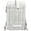Pepe Jeans Oana Borsa a Spalla Bianca 9,5x16,5 cm Poliestere con dettagli in Pelle Sintetica