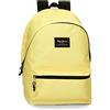 Pepe Jeans Aris Zaino per laptop doppio scomparto portatile 15,6 pollici 31 x 44 x 17,5 cm Zaino scuola poliestere by Joumma Bags, Giallo chiaro, Zainet