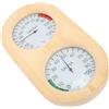 ciciglow Termometro Igrometro per Sauna, Misurazione della Temperatura dell'Umidità Interna 2 in 1 Sauna 0‑120℃ 0‑100% Accessori per Sauna a Parete