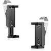 YFaith 2 Pezzi Clip del Telecomando della Porta del Garage, Antistatico Porta Telecomando Auto, Regolabile Clip Visiera per Telecomando Porta Garage, per 45-67 mm Remota Porta Garage