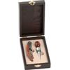 Accessorio Vino Set Legno 2 Accessori - Cavatappi e Tappo Vino,