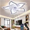 Wildcat Ventola da Soffitto con luce,LED Dimmerabile Ventilatore con Telecomando, 6- Marce, Rotazione Inversa,Temporizzazione Ventola Silenziosa…