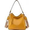 Montana West Borsa Hobo per donna borsa a tracolla in pelle da donna borsa a tracolla chic, Senape giallo-speciale Aggiornamento