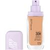 Maybelline New York Fondotinta a Lunga Tenuta, Per Tutti i Tipi di Pelle, Finish Matte Luminoso, Copertura Medio-Alta, Fino a 30H di Tenuta, Con Amminoacidi, Superstay Lumi-Matte, Tonalità: 129