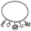 Vestopazzo Bracciale El. Pendenti Mix Texas