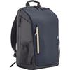 HP Travel, Zaino per Notebook da 15.6", Creato con Materiale Riciclato, Scomparto per Computer e Tablet, Tasche Interne Imbottite, Impermeabile, 18 Litri Espandibili fino a 21, Blu Scuro