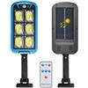 RobertAgor Driwei FARO LAMPIONE STRADALE PANNELLO SOLARE FOTOVOLTAICO SENSORE 150 LED COB