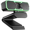 Ailomie Webcam Gaming 1080P 60FPS con Anello Luminoso RGB, Fotocamera da Streaming con Autofocus, Doppio Microfono, illuminazione LED Integrata, USB 2.0 Plug & Play per PC, Mac, Laptop e Tablet