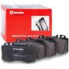 Brembo P 50 053 - Pastiglia Freno - Anteriore | Compatibile con: MERCEDES-BENZ C-CLASS, C-CLASS Coupe, C-CLASS T-Model, CLK, CLK Cabriolet, CLS, E-CLASS