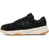 Under Armour Sneaker UA Edge Suede Uomo, Nero Pietra Nero, 41 EU