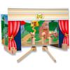 ANDREU TOYS Teatrino Magnetico per Bambini con 15 Personaggi e 4 Fiabe Classiche, Gioco Educativo