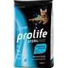 PROLIFE Gatto Sterilizzato GrainFree Sensitive Sogliola Fresca e Patate 1,5KG