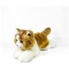 DQB DeQUBE Fondazione BOCALAN - Peluche gatto marrone e bianco sdraiato 25 cm - + 0 mesi (DeQube 939D00299)