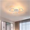 BUYBUY Lampadario LED 53W, Telecomando 2.4G, Luce Regolabile 6300lm BBLED011