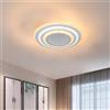 BUYBUY Lampadario LED 76W, Telecomando 2.4G, Luce Regolabile 5800lm BBLED029