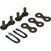 Fischer Unisex 1/2 X 1/8 2 X Maglie di Chiusura a Catena, Nero, 12 7 X 3 2 mm EU
