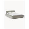 Westwing Collection Letto imbottito Melva - Grigio