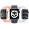 Apple Watch Series 6 Alluminio 44 mm (2020) | GPS + Cellular | blu | Cinturino Sport nero