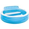 Intex 57190NP - Piscina Gonfiabile Family Lounge, Vinile, Multicolore, 229x218x79 cm