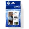 Brother LC422VAL Cartuccia Inchiostro Originale, 4 pz Nero, Ciano, Magenta, Giallo