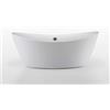 Simba VASCA FREESTANDING INSTALLAZIONE LIBERA 180x80 cm MODERNA DESIGN Beverly