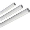 De Santis Tubo rigido canalina passacavi Pvc impianto eletttrico esterno muro Barra 2 metri (14, Ø 20 mm)