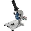 Treeisland Mini troncatrice da 220 V, troncatrice, 9000 giri/min, piccola sega circolare da tavolo, regolabile da 0° a 45°, per legno, metallo